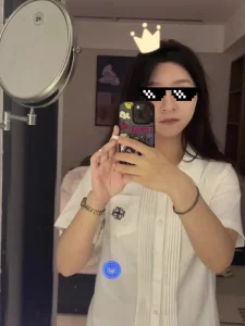 美丽的山东管理学院学生